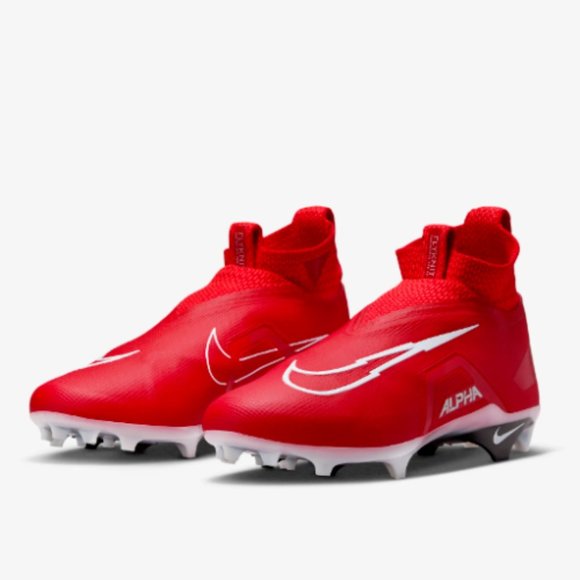 NIKE ALPHA MENACE ELITE 3 FLYKNIT FOOTBALL RED MEN\'S SIZE 10 NEW main image 14